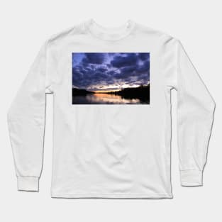 Scattered Clouds on the River Long Sleeve T-Shirt